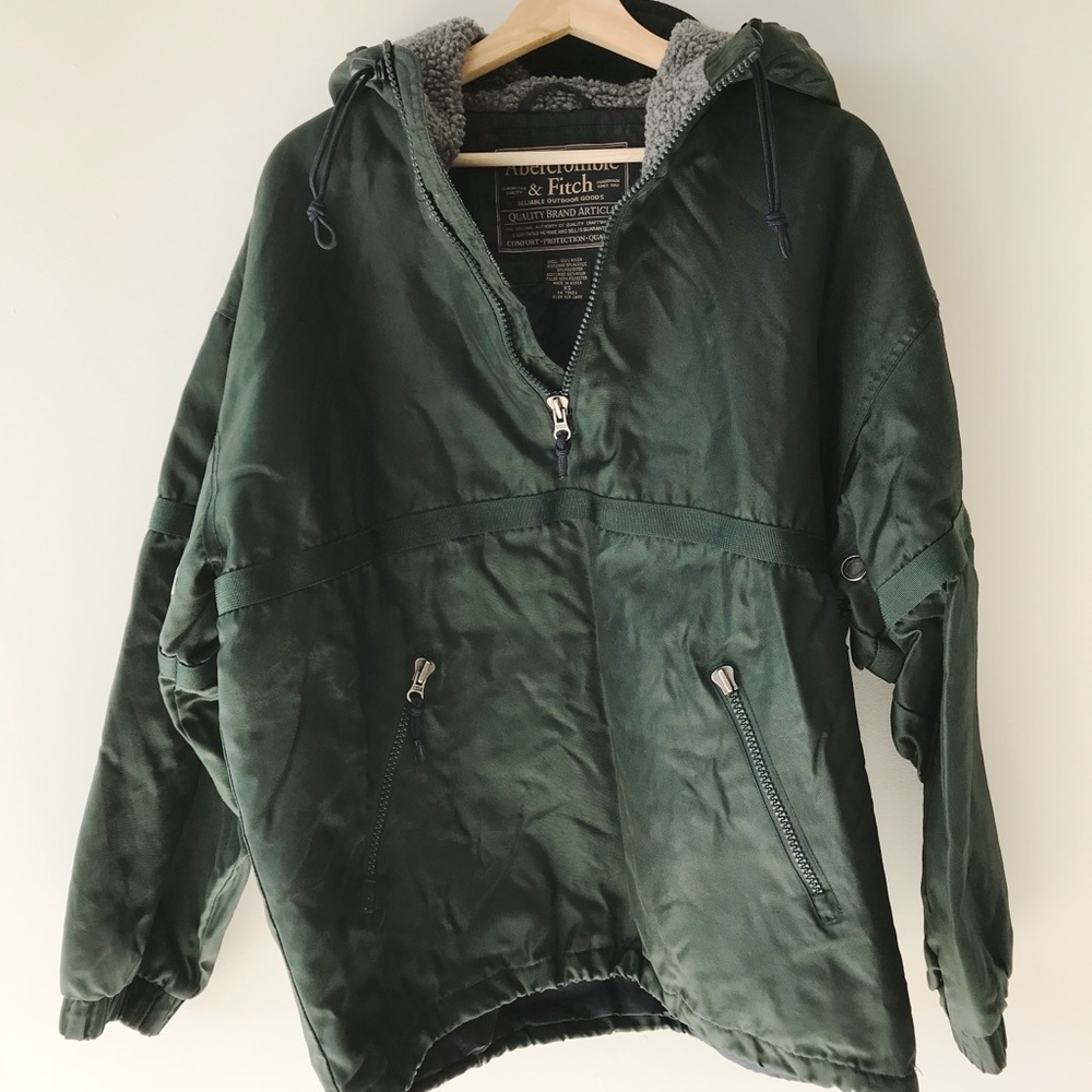 Abercrombie Waterproof Jacket - hunter green